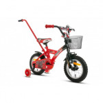 Detský bicykel 12" Rock Kids SPARK čierno-červený 